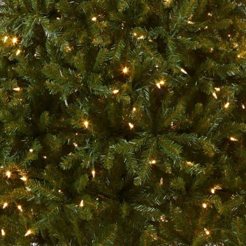 7.5ft Dunhill Fir Pre-Lit Christmas Tree with LED Lights