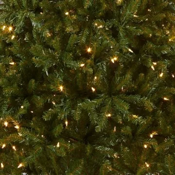 7.5ft Dunhill Fir Pre-Lit Christmas Tree with LED Lights