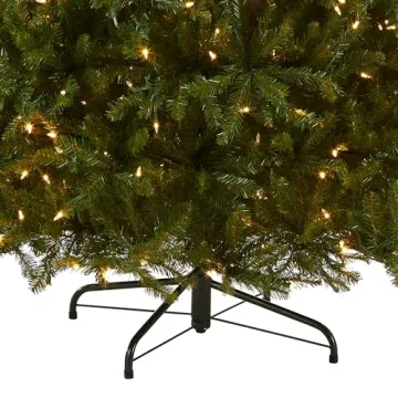 7.5ft Dunhill Fir Pre-Lit Christmas Tree with LED Lights