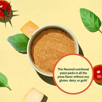 Nutritional Yeast Seasoning - Vegan Pizza Flavor (3.7 oz)