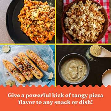 Nutritional Yeast Seasoning - Vegan Pizza Flavor (3.7 oz)