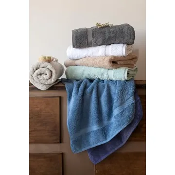 SALBAKOS Luxury Bath Towel Set - 100% Turkish Cotton