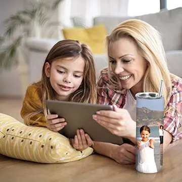 D·S 8 Pack Sublimation Tumblers 20 oz Skinny Stainless Steel Insulated Straight Sublimation Tumbler Blank with Straw, Lid, Brush Individual Gift Box and Shrink Wrap