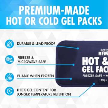 Perfect Remedy Wisdom Teeth Ice Pack Head Wrap - Reusable Cold Compress Aid for TMJ, Jaw Pain, Wisdom Teeth Recovery, Tooth Pain & Face Swelling Conditions - Adjustable Head Wrap for Maximum Comfort