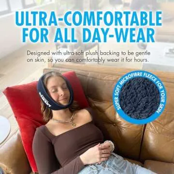 Perfect Remedy Wisdom Teeth Ice Pack Head Wrap - Reusable Cold Compress Aid for TMJ, Jaw Pain, Wisdom Teeth Recovery, Tooth Pain & Face Swelling Conditions - Adjustable Head Wrap for Maximum Comfort