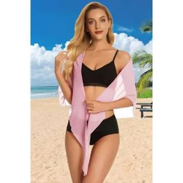 Stylish Swimsuit Coverups for Women Beach Wrap Chiffon