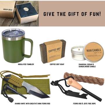 Unique Man Box Gifts for Men - Perfect for Him!