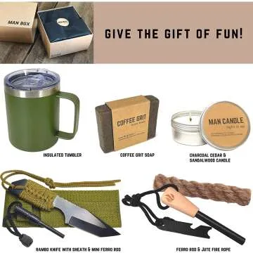 Unique Man Box Gifts for Men - Perfect for Him!