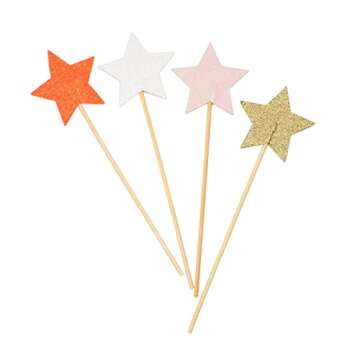 Meri Meri Glitter Star Wands (Pack of 8)