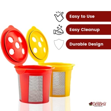 DeliBru Reusable K Cups for Eco-Friendly Brewing