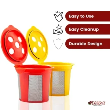DeliBru Reusable K Cups for Eco-Friendly Brewing