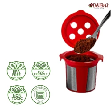 DeliBru Reusable K Cups for Eco-Friendly Brewing