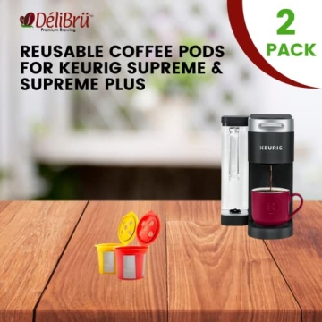 DeliBru Reusable K Cups for Eco-Friendly Brewing