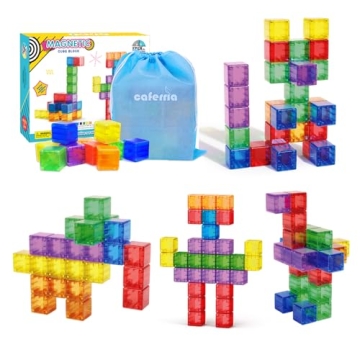 Caferria Magnetic Blocks for Creative Learning Toys