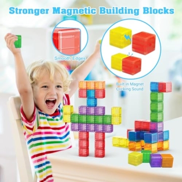 Caferria Magnetic Blocks for Creative Learning Toys
