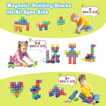Caferria Magnetic Blocks for Creative Learning Toys