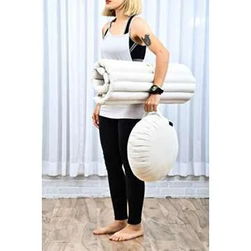 Leewadee Meditation Cushion Set for Yoga & Comfort