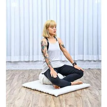 Leewadee Meditation Cushion Set for Yoga & Comfort