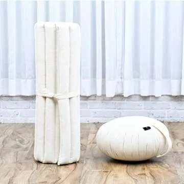 Leewadee Meditation Cushion Set for Yoga & Comfort