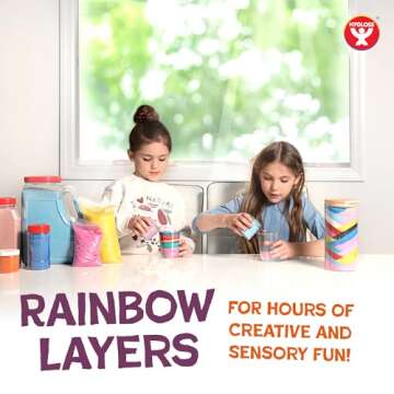 Hygloss Colored Craft Sand - Eco-Friendly Kids Art Supply