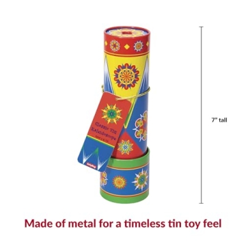Schylling Classic Tin Kaleidoscope for Kids - Fun & Colorful Toy