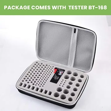 Battery Organizer Storage Case with Battery Tester BT-168