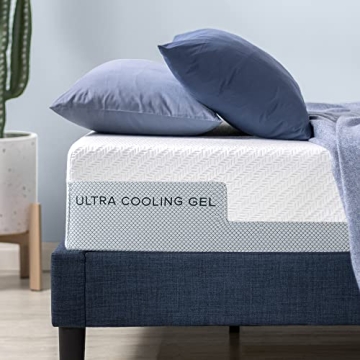 Zinus 14 Inch Ultra Cooling Gel Memory Foam Mattress - Elevate Your Sleep Quality Today!