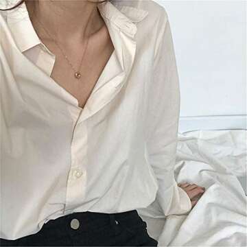 Tiny Moon Necklace for Women - Elegant Sterling Silver Jewelry