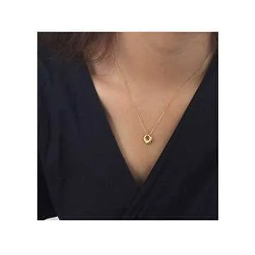 Tiny Moon Necklace for Women - Elegant Sterling Silver Jewelry