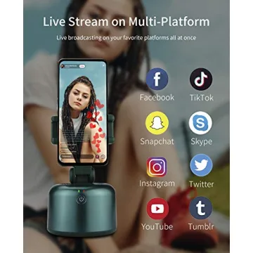 Smart Tracking Holder for Selfies and Live Streaming