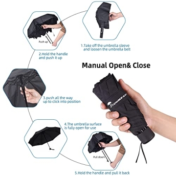 SY COMPACT Lightweight Travel Umbrella for Any Occasion