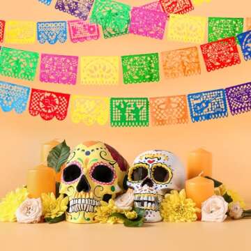 Vibrant 4 Packs Mexican Party Banner - Perfect Fiesta Decor