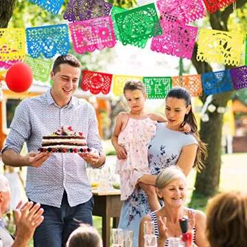 Vibrant 4 Packs Mexican Party Banner - Perfect Fiesta Decor