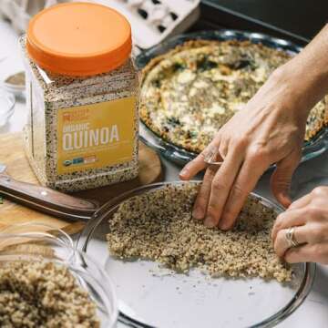 BetterBody Foods Organic Quinoa, Vegan, Gluten Free, Low Glycemic Rice Replacement, 24 ounce