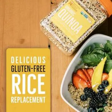 BetterBody Foods Organic Quinoa, Vegan, Gluten Free, Low Glycemic Rice Replacement, 24 ounce