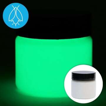 Glow In The Dark Acrylic Paint - Neutral Paints with 5+ Color Options for Art Paintings, Decorations...