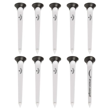 Callaway Par-Tee Plastic Golf Tees Pack of 10 for Golf