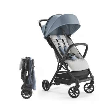 Inglesina Quid Stroller in Stormy Gray - Travel-Friendly & Lightweight