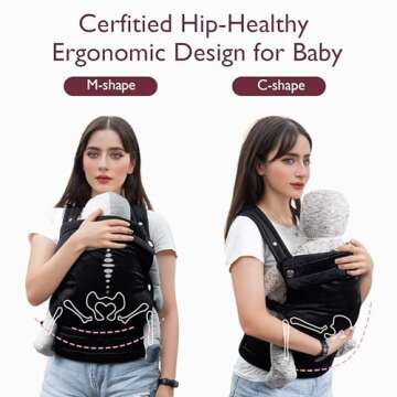 Premium Velvet Baby Carrier from Newborn to Toddler