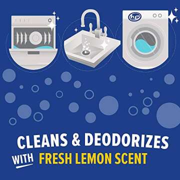 Lemi Shine Complete Dishwasher 4-Pc. Cleaning Bundle - 12 oz Booster Dishwasher Detergent Additive, Dry Rinse, 15 ct. Dishwasher Pods and 3-pk Multi-Purpose Machine Cleaner