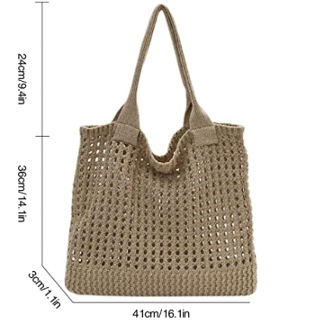 Micmores Beach Bag Stylish Tote for Summer Fun