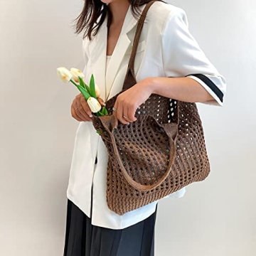 Micmores Beach Bag Stylish Tote for Summer Fun