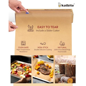 Katbite Unbleached Parchment Paper Roll 15 x 210 ft