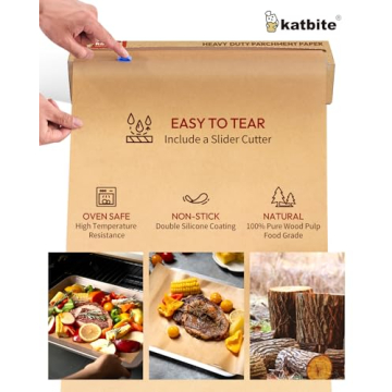 Katbite Unbleached Parchment Paper Roll 15 x 210 ft