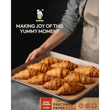 Katbite Unbleached Parchment Paper Roll 15 x 210 ft