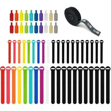 Cable Management Set - 40 Ties & 20 Labels