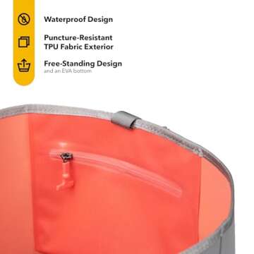 RTIC Ultra-Tough Waterproof Tote Bag – Heavy-Duty, Versatile, Perfect for Beach, Camp, Travel