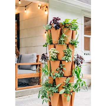 Greenstalk 5 Tier Vertical Garden Planter with Watering System