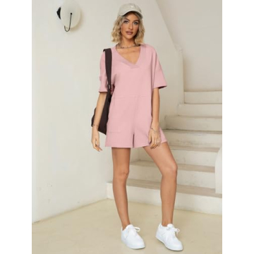 Glamaker Women's Oversized Casual Rompers for Summer