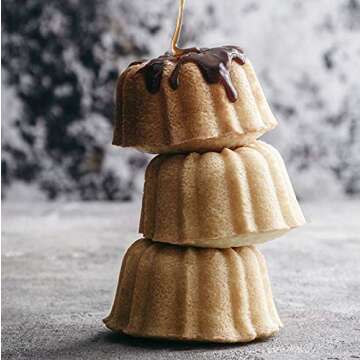 Nordic Ware Classic Mini Bundt Pan for Perfect Individual Cakes